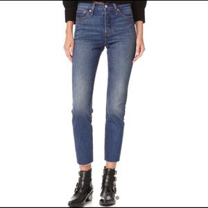 Levi's dark blue “white oak” jeans